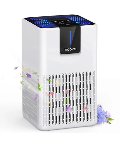 Air Purifiers for Room to 1250 Ft²,for Pets Dust Smoke,with 15dB Quiet Sleep Mode for Bedroom ,White