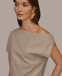 Donna Karan New York Women's Sleeveless Hem Top