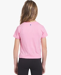 Champion Girls' 7-16 Tie-Front Crewneck T-Shirt