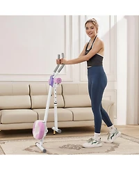 Mecale Ab Workout Machine, Foldable Core Trainer with Adjustable Resistance for Home Exercise, 330 lb Capacity