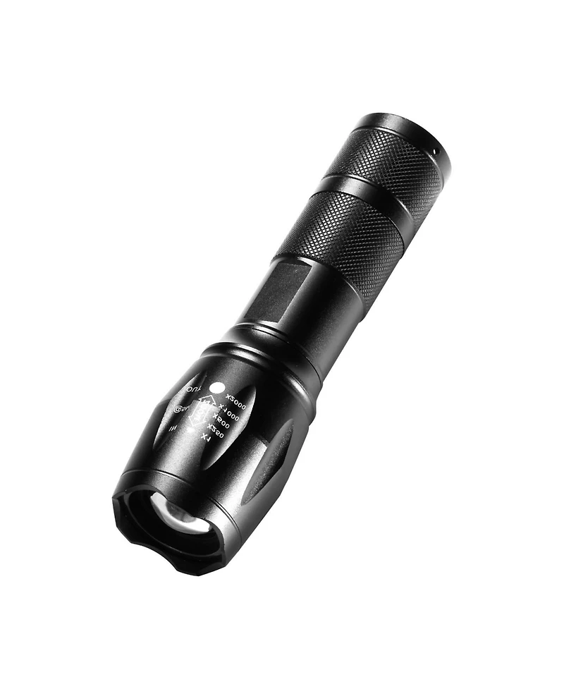 Mecale 2-Pack Led Flashlight, 2000 Lumens, Adjustable Focus Beam, 5 Modes, IP44 Water Resistant, Handheld