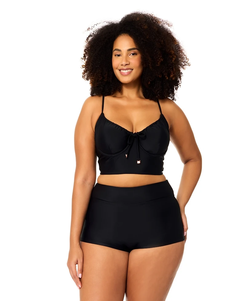 Raisins Curve Plus Patrice Trendy Underwired Swim Bra Top