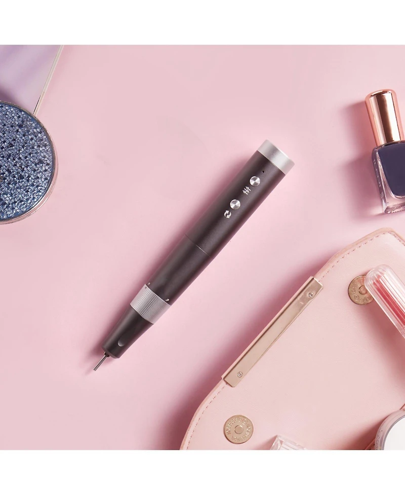 Mecale Cordless Nail Drill, 30,000RPM Variable Speed Rechargeable Nail E-File, Portable Manicure Tool with 50 Sanding Bands