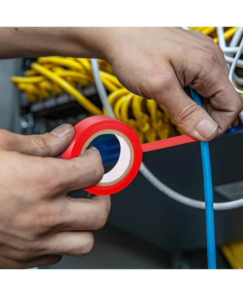 Mecale 50-Piece Insulated Screwdriver Set, 1000V Electrician Tool Kit with Magnetic Tips, T-Handle Hex Wrench & Voltage Tester