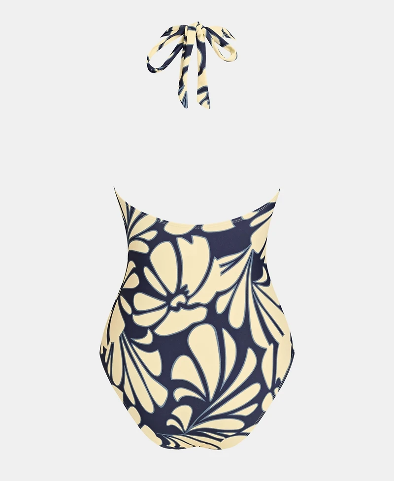 Cupshe Women's Hibiscus Picking Floral One-Piece Swimsuit