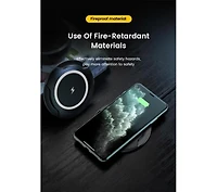 Risokeys Maximum 15W wireless charger, compatible with smartphones and headphones, provides fast charging for mobile phones Apple Huawei phones