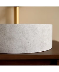 Tikamoon Gina Black Terrazzo round washbasin