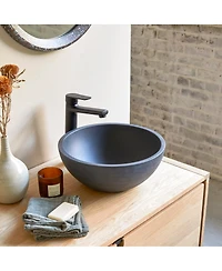 Tikamoon Micha round confetti terrazzo basin