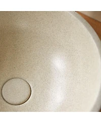 Tikamoon Micha round confetti terrazzo basin