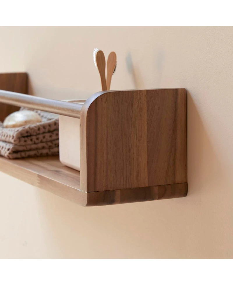 Tikamoon Lila 60 solid acacia wood bathroom