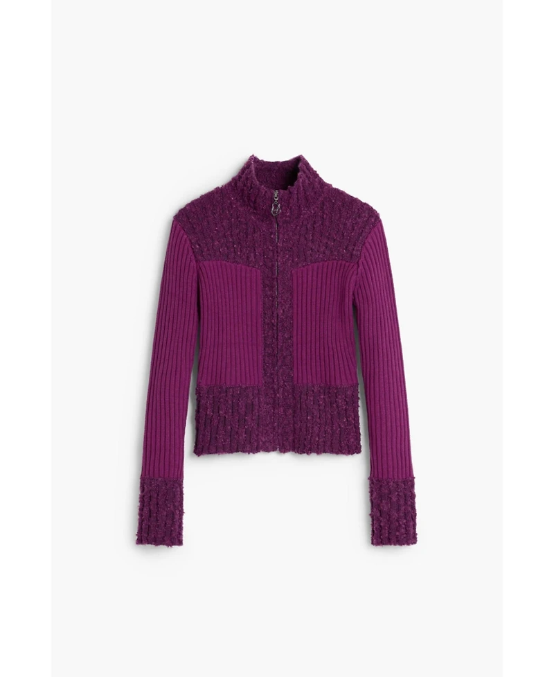 Desigual Women's Zipper knit sweater