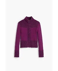 Desigual Women's Zipper knit sweater