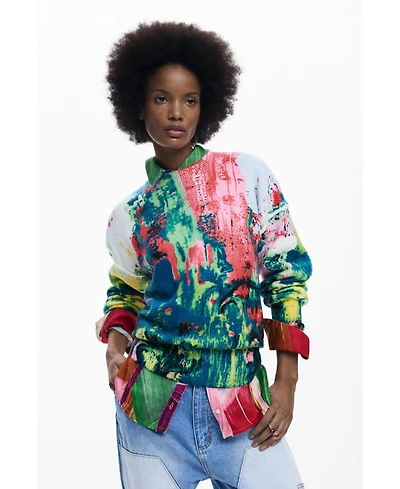 Desigual Women's Arty printed sweater