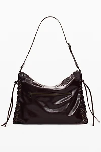 Desigual Women's Large shiny woven bag