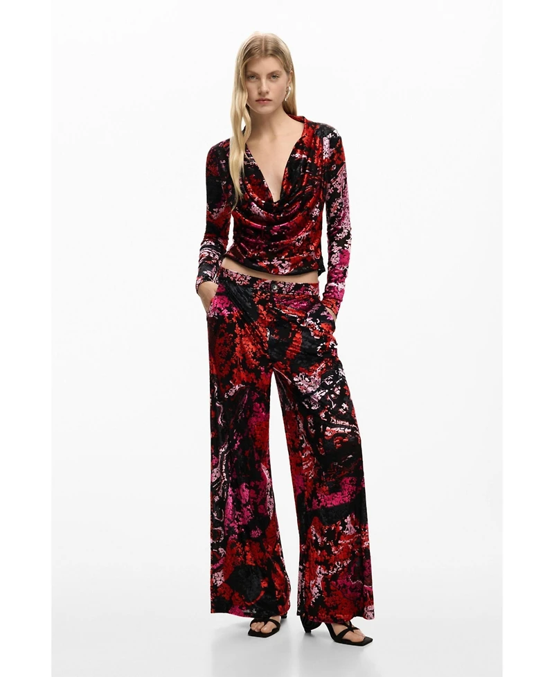 Desigual Women's T-shirt designed by Mr. Christian Lacroix