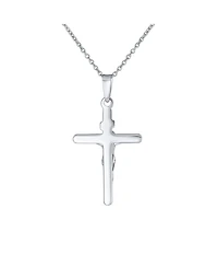 Bling Jewelry Religious Inri Jesus Crucifix Cross Necklace Pendant Sterling Silver 18 Inch