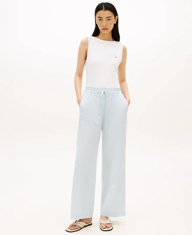 Tommy Hilfiger Women's Wide-Leg Pull-On Pants
