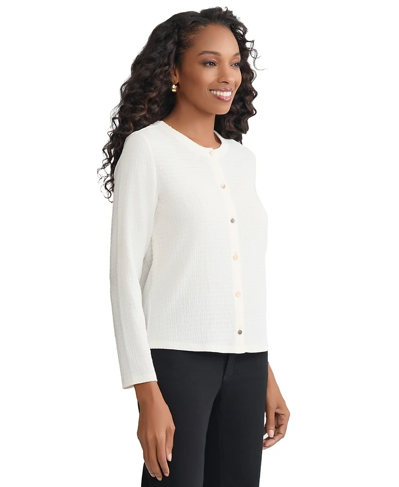Jones New York Women's Button-Front Cardigan