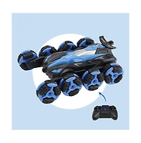 Bruce & Shark 8WD Gesture Control Rc Stunt Car with 360° Spins, Drifting, Fog Light Effects