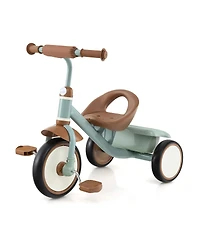 Sugift Toddler Tricycle Kids Trike with Adjustable Seat and Basket