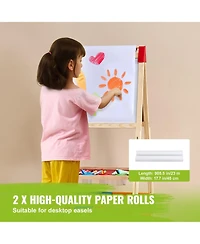 Mecale Kids Trampoline, 5 ft, Enclosure Net, Basketball Hoop & Ball Pit Balls, Indoor/Outdoor, Ages 3