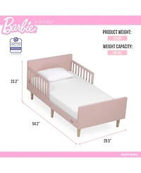 Evolur Barbie Los Altos Toddler Bed Blush