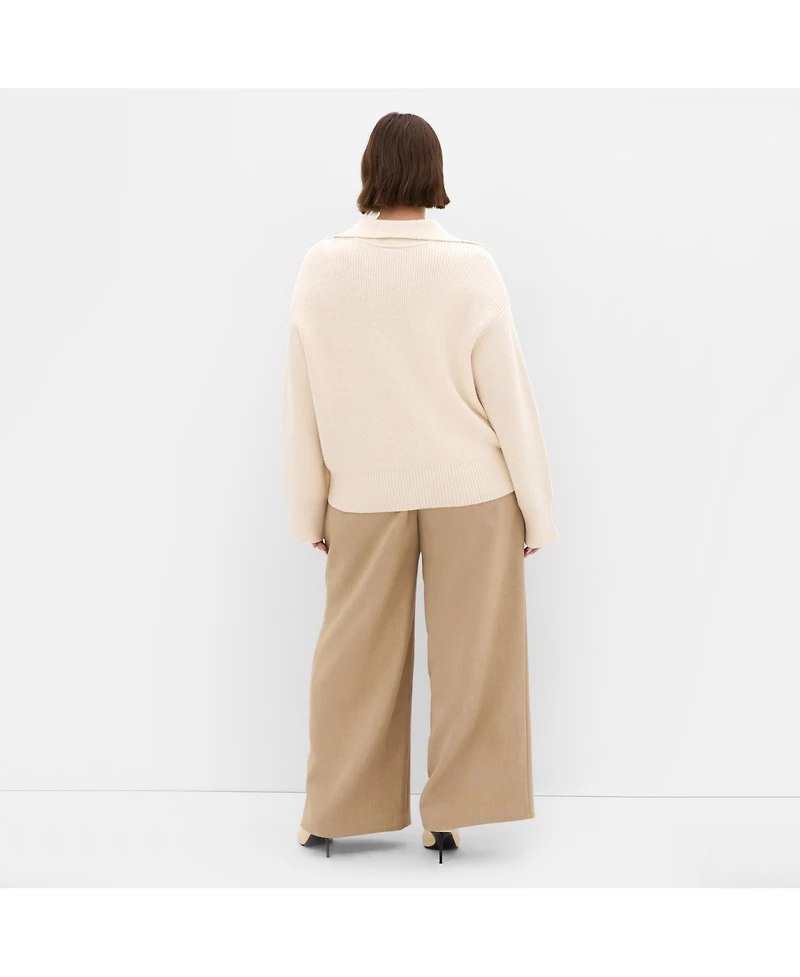 City Chic Plus Star Alley Sweater