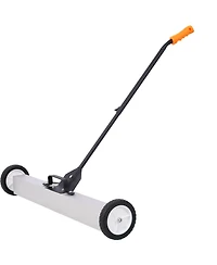Flynama 36 Inch Heavy Duty Rolling Magnetic Sweeper with 30LB Capacity and Quick Release