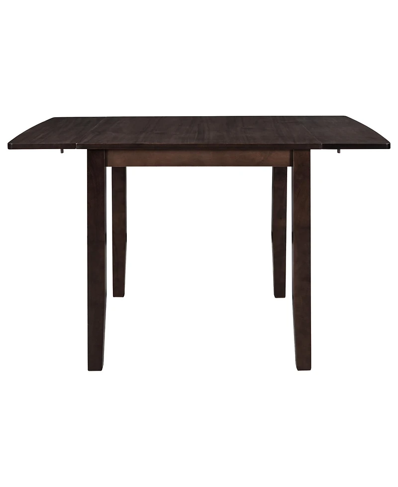 Simplie Fun Wood Drop Leaf Breakfast Nook Dining Set, 2 Chairs