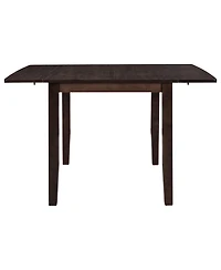 Simplie Fun Wood Drop Leaf Breakfast Nook Dining Set, 2 Chairs