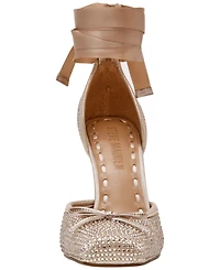 Steve Madden Women's Larina-r Lace-Up High-Heel Ballet Pumps