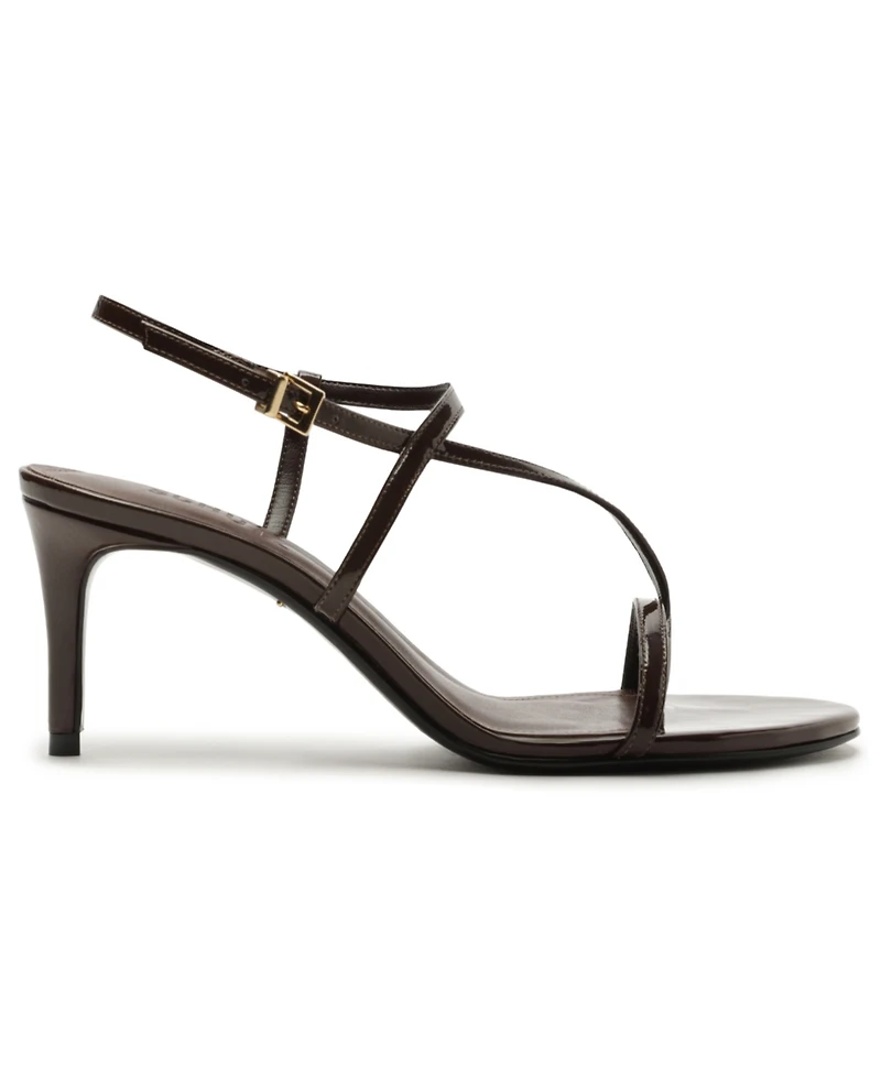 Schutz Women Azure Mid Stiletto Heel Dress Sandals