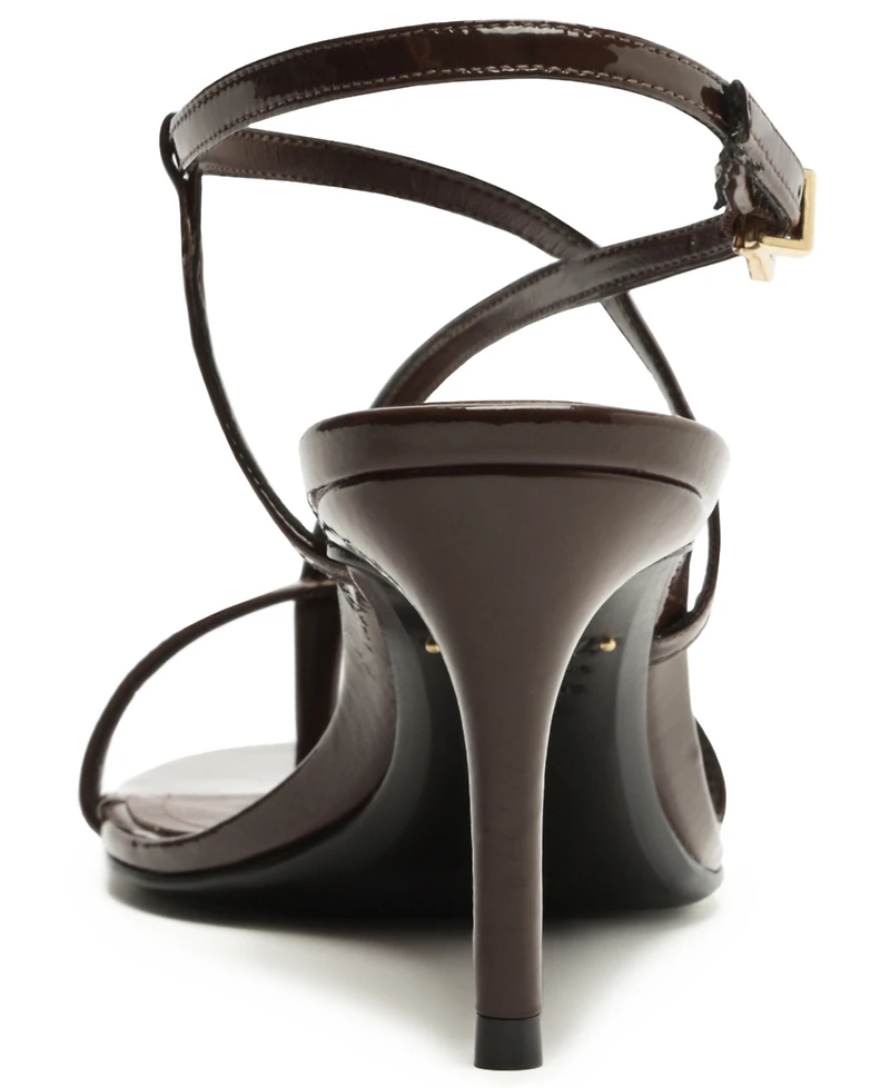 Schutz Women Azure Mid Stiletto Heel Dress Sandals
