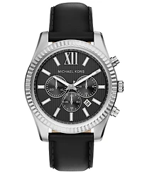 Michael Kors Men's Lexington Chronograph Leather Watch