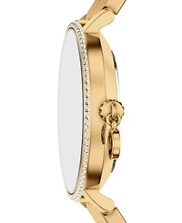 Michael Kors Women's Pyper Two-Hand Gold-Tone Stainless Steel Watch, 32mm
