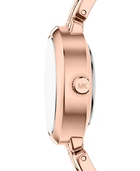 Michael Kors Women's Maude Three-Hand Rose Gold-Tone Stainless Steel Watch and Bracelet Set, 21MM