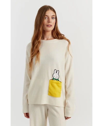 Chinti & Parker Women's Miffy Peek-Pocket Sweater