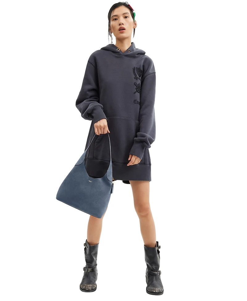 Coach Brooklyn Medium Suede Shoulder Bag 28