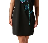 Adrianna Plus Sleeveless Knit Mini Dress