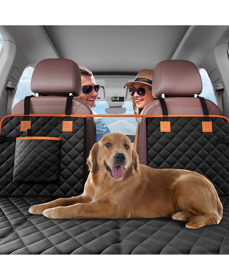 Cozito Waterproof Dog Car Seat Cover for Back Seat, 51.2 x 27.6 in, 600D Heavy-Duty Protection for Suv