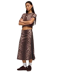 Puma Women's Animal Print Regular-Fit Midi Skirt