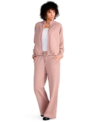 Puma Women's Lace Detail Wide Leg Mid Rise Pants