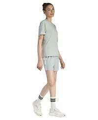 adidas Women's Short-Sleeve Cotton Crewneck Logo T-Shirt