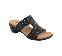 Jbu Women's Sanya Casual Slip-On Wedge Sandals
