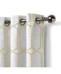 Elrene Home Fashions Kaiden Geometric Room Darkening Window Curtain