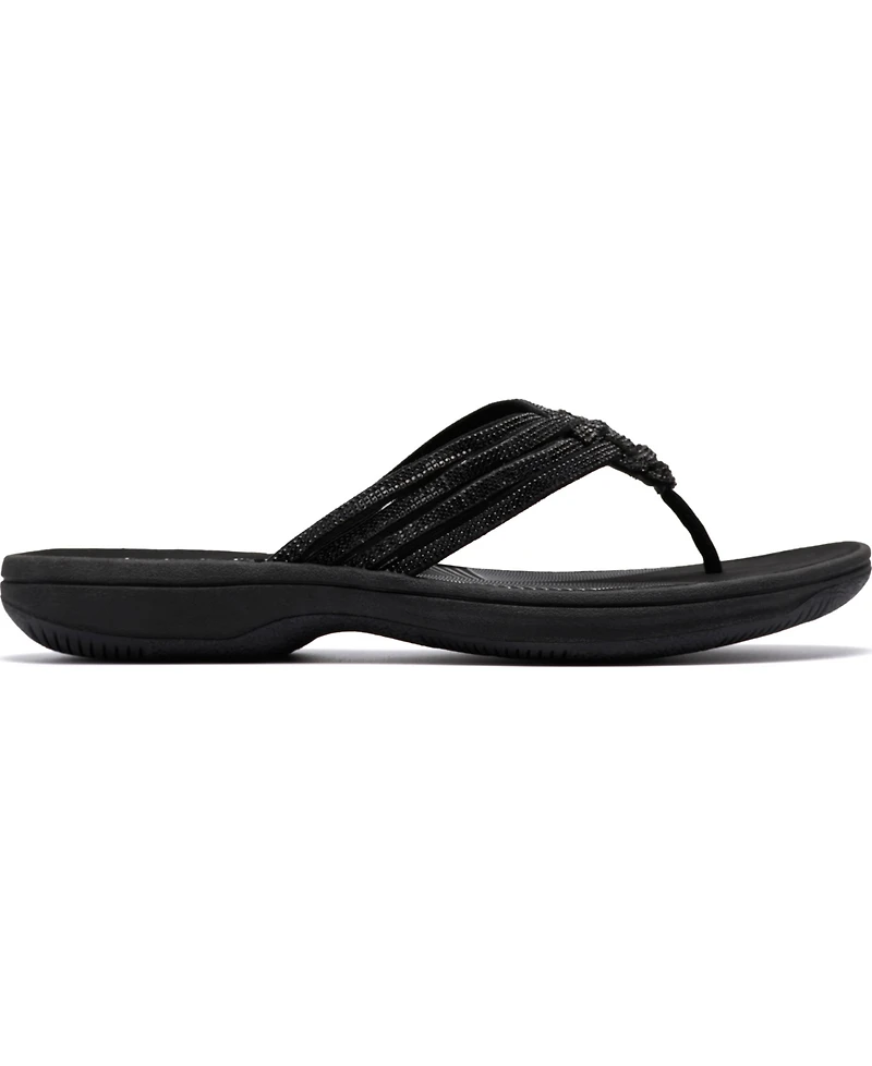 Clarks Women's Breeze Gem Flip Flop Flats