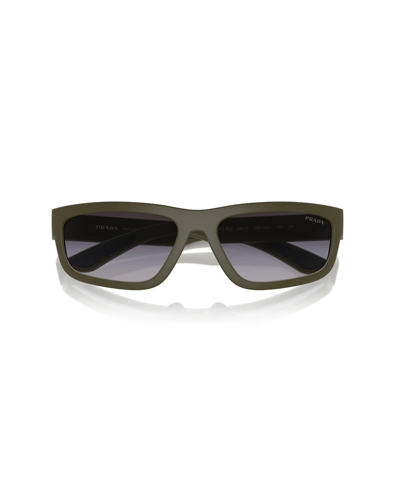 Prada Linea Rossa Men's Rectangle Sunglasses