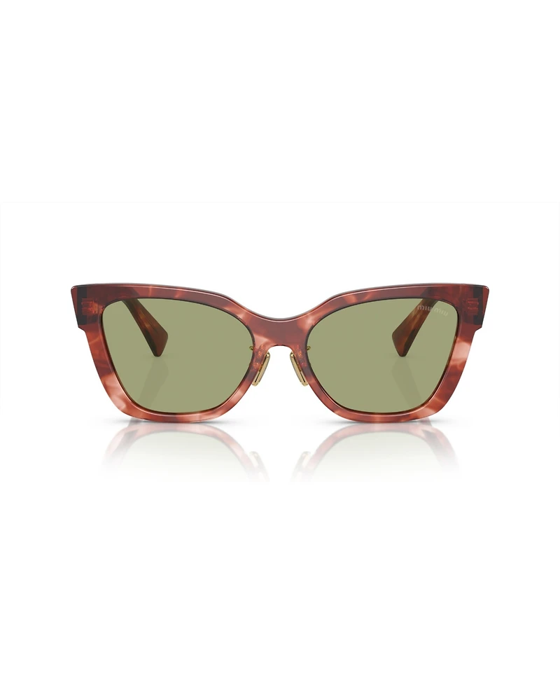 Miu Miu Women's Square Sunglasses, Mu 02ZS
