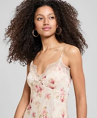 And Now This Women's Lace-Trim Handkerchief-Hem Dress, Macy's Exclusive