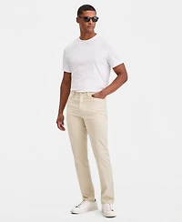 Alfani Men's Cotton-Blend 5-Pocket Regular-Fit Pants, Macy's Exclusive